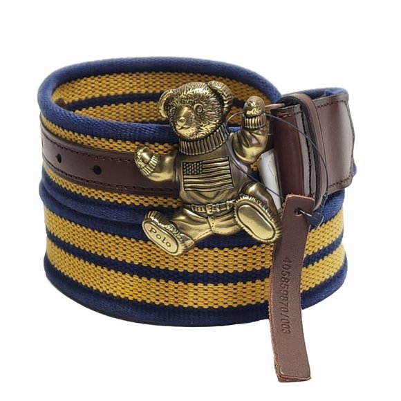polo ralph lauren bear belt